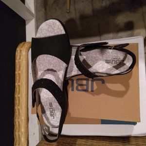JBU by Jambu GRACE Black Women's Sandals with Adjustable Strap in a Size 11 M